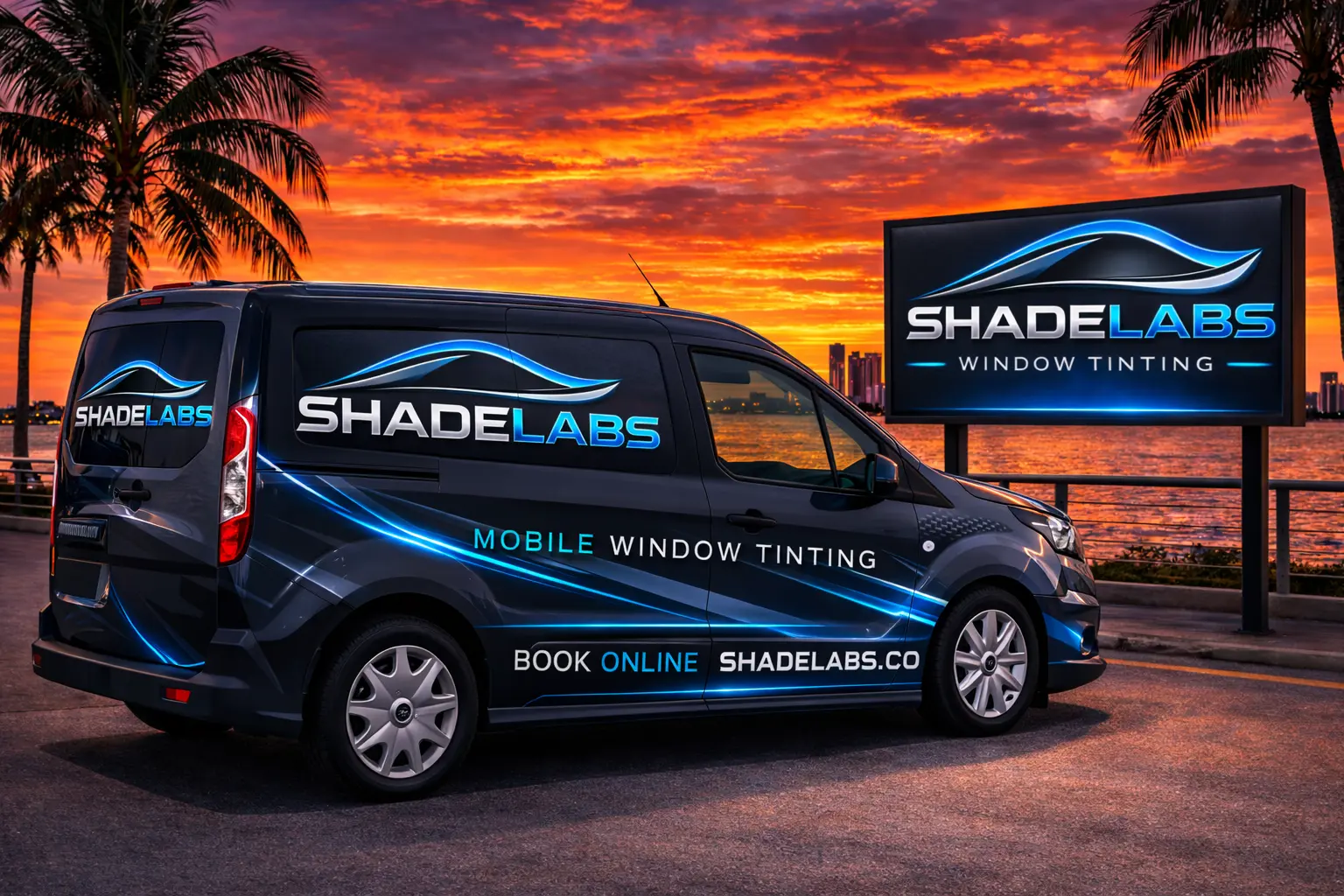 ShadeLabs mobile window tinting service in South Florida